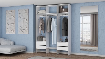 Встраиваемый Стеллаж для одежды Мирта 58 BMS