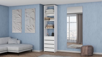 Стеллаж для одежды Мирта 35 BMS из ЛДСП