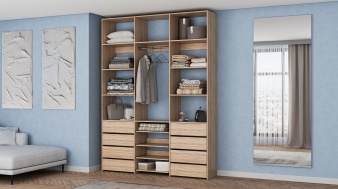 Стеллаж для одежды Мирта 96 BMS для дома