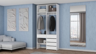 Встраиваемый Стеллаж для одежды Мирта 46 BMS