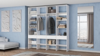 Стеллаж для одежды Мирта 60 BMS