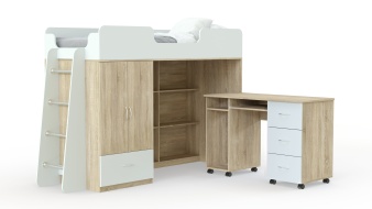 Кровать-чердак Миф 3 BMS со столом