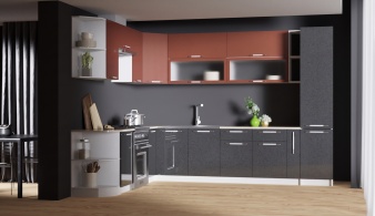 Кухня Ксения угловая 3 BMS