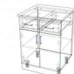 Схема сборки Стол кухонный рабочий Соло СТ 2 BMS