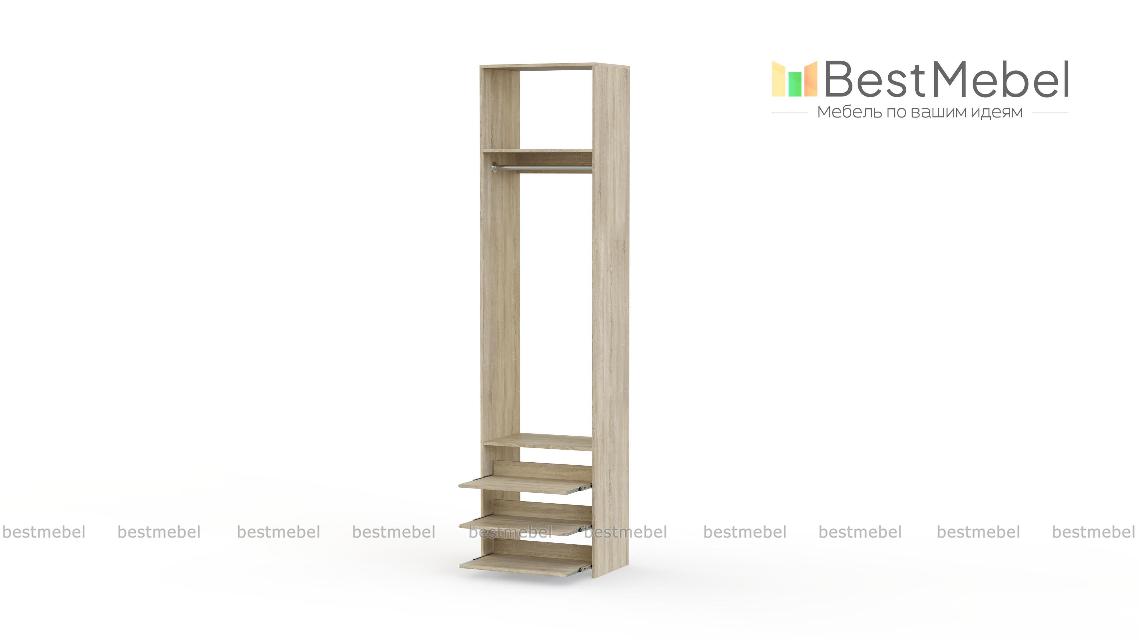 Стеллаж для одежды Мирта 78 BMS - Фото