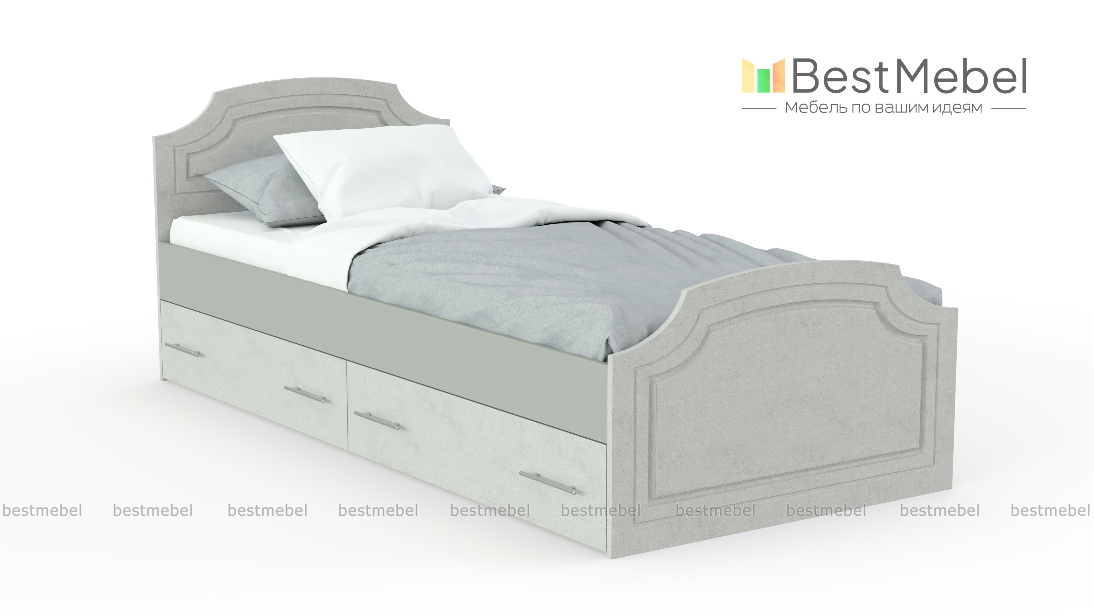 Кровать с ящиками Венеция 3 BMS - Фото