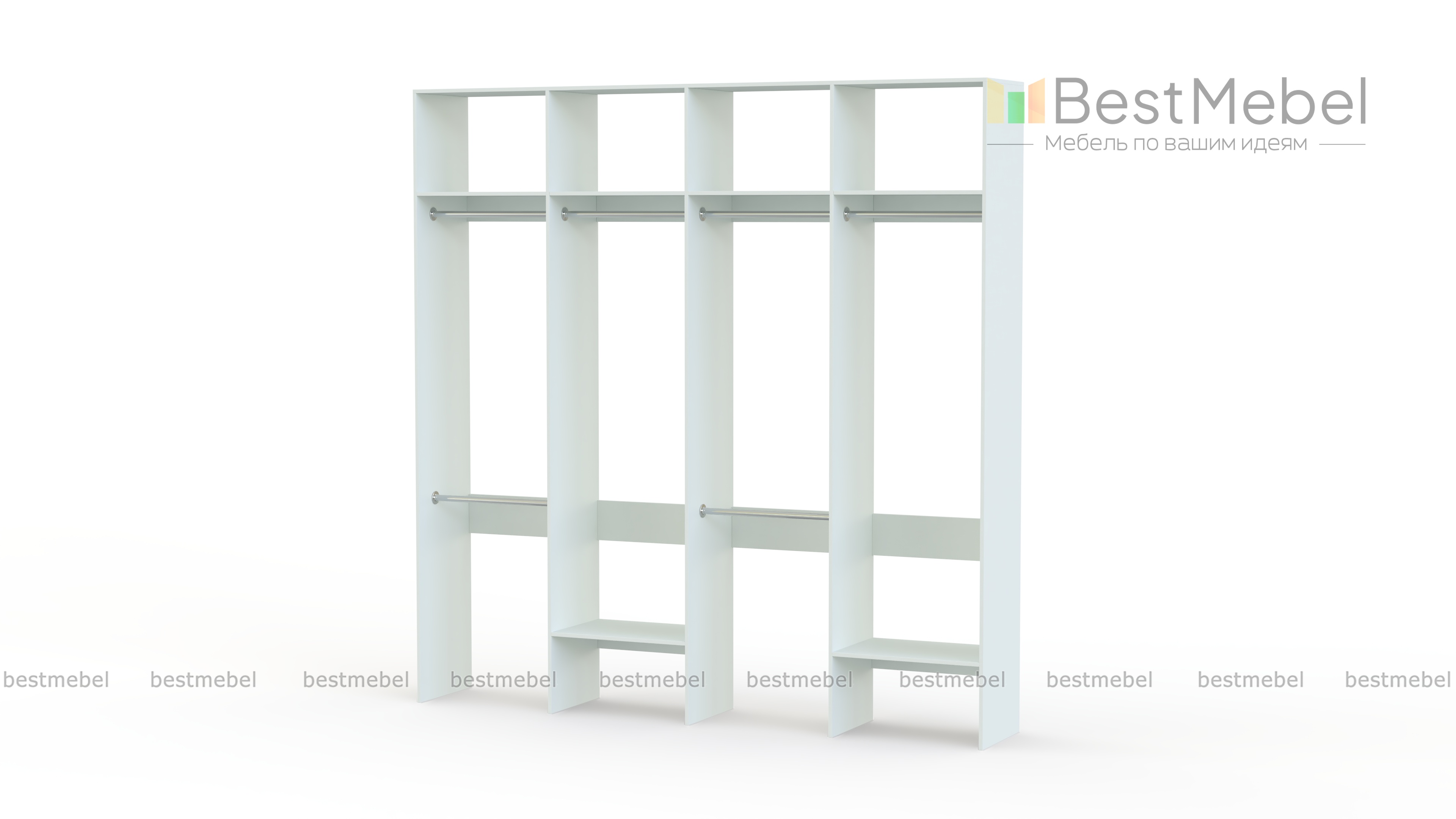 Стеллаж для одежды Мирта 62 BMS