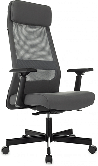 Кресло руководителя T-995 серого цвета