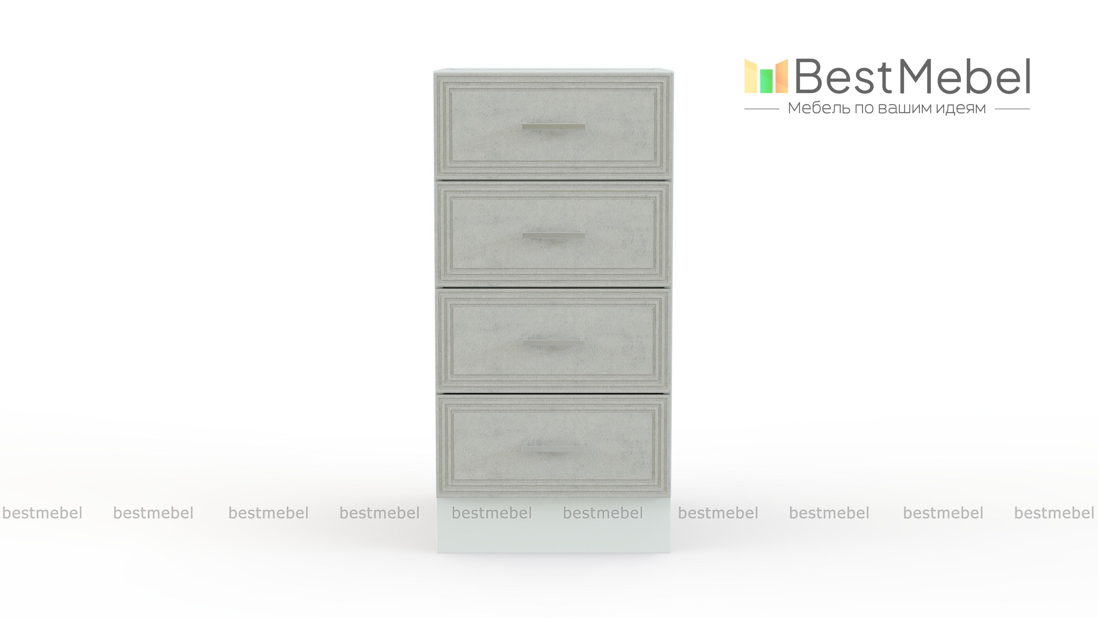 Шкаф нижний с 4-мя ящиками Ника BMS - Фото