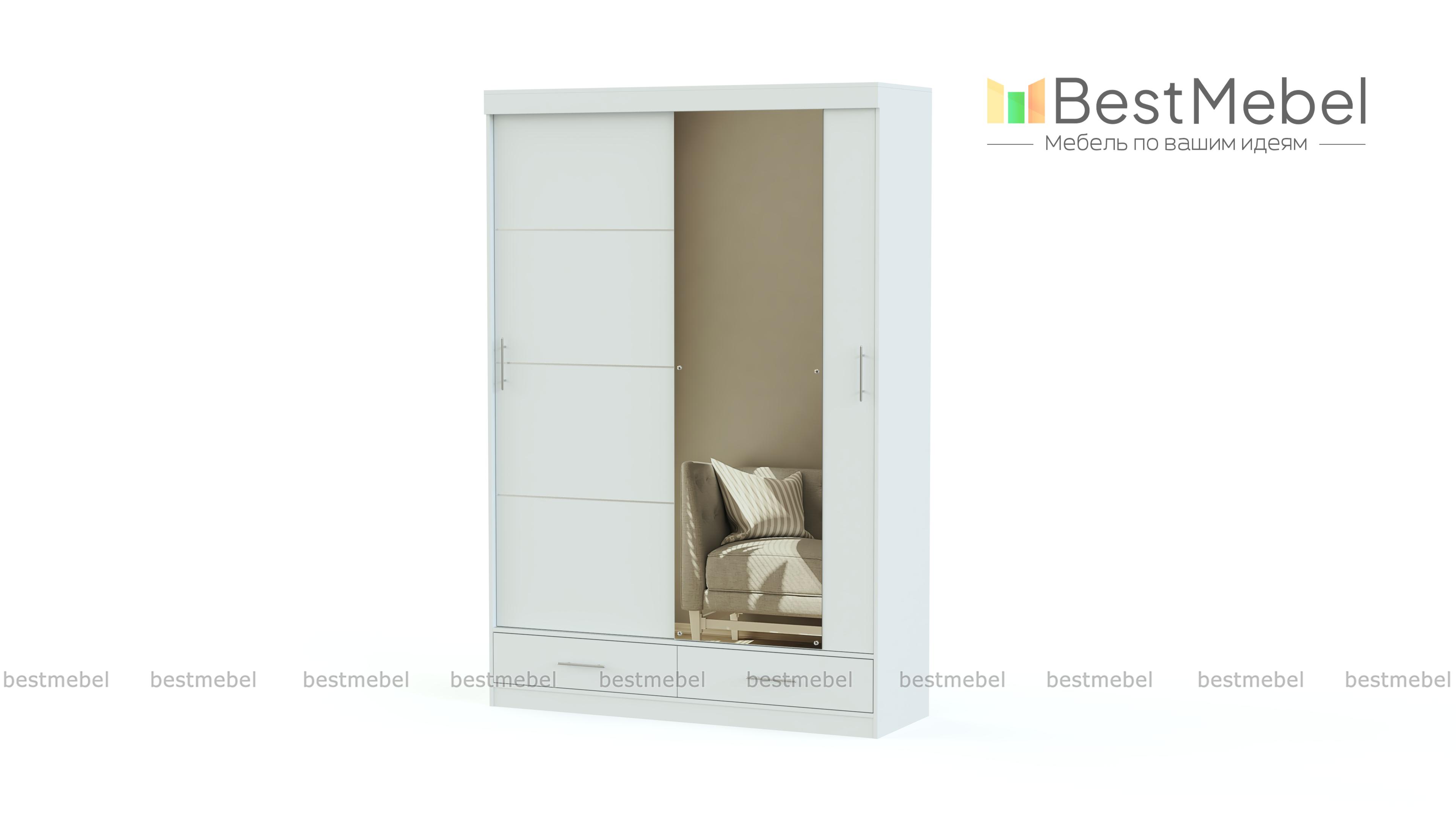 Шкаф-купе Марсель 208 Г 268 BMS - Фото