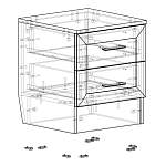 Схема сборки Прикроватная тумба Валерия 10 BMS