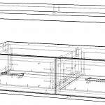 Чертеж Тумба TV-Line ТВ-11 BMS
