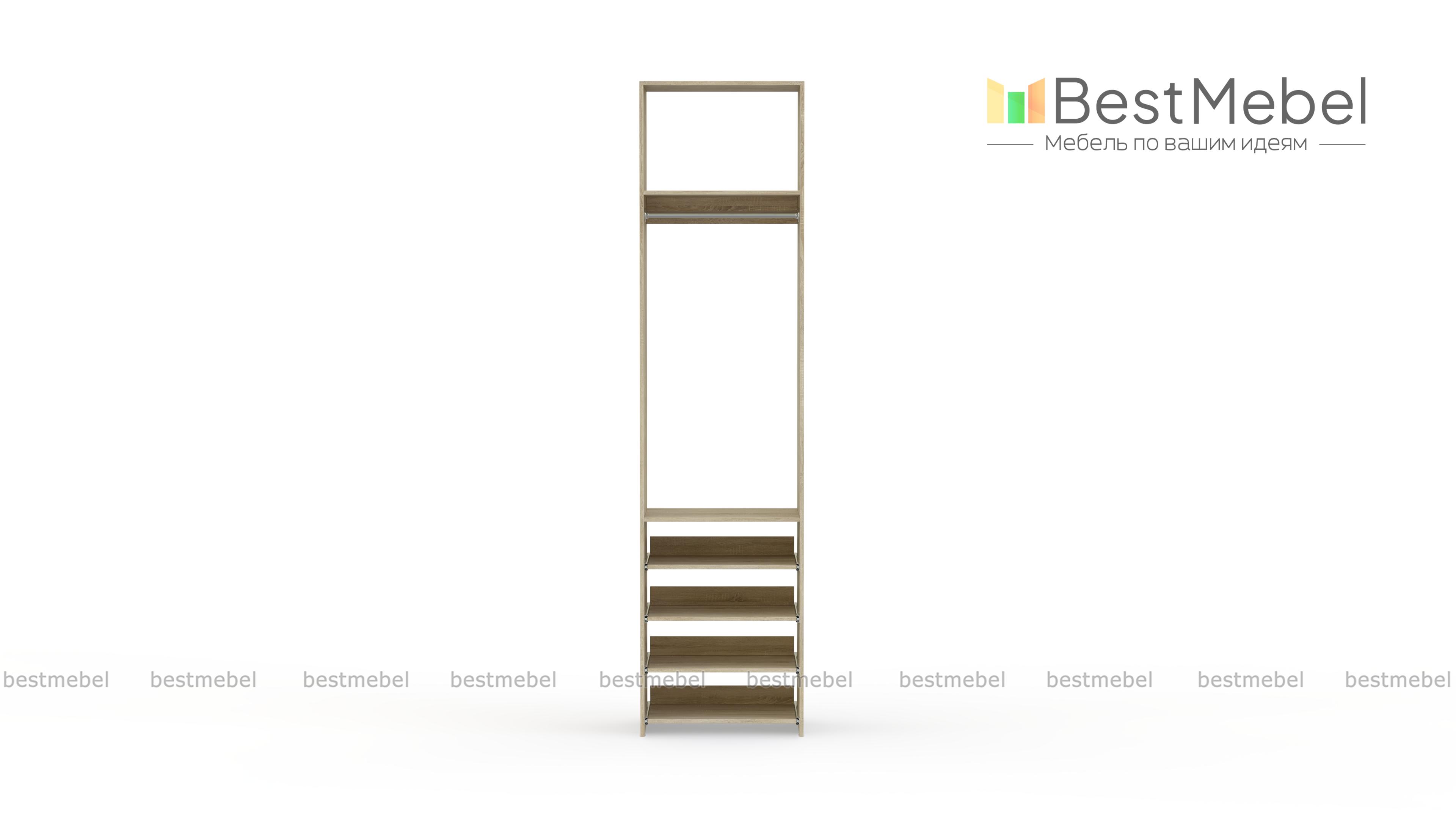 Стеллаж для одежды Мирта 75 BMS - Фото