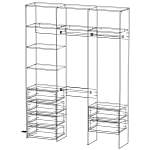 Схема сборки Стеллаж для одежды Мирта 13 BMS