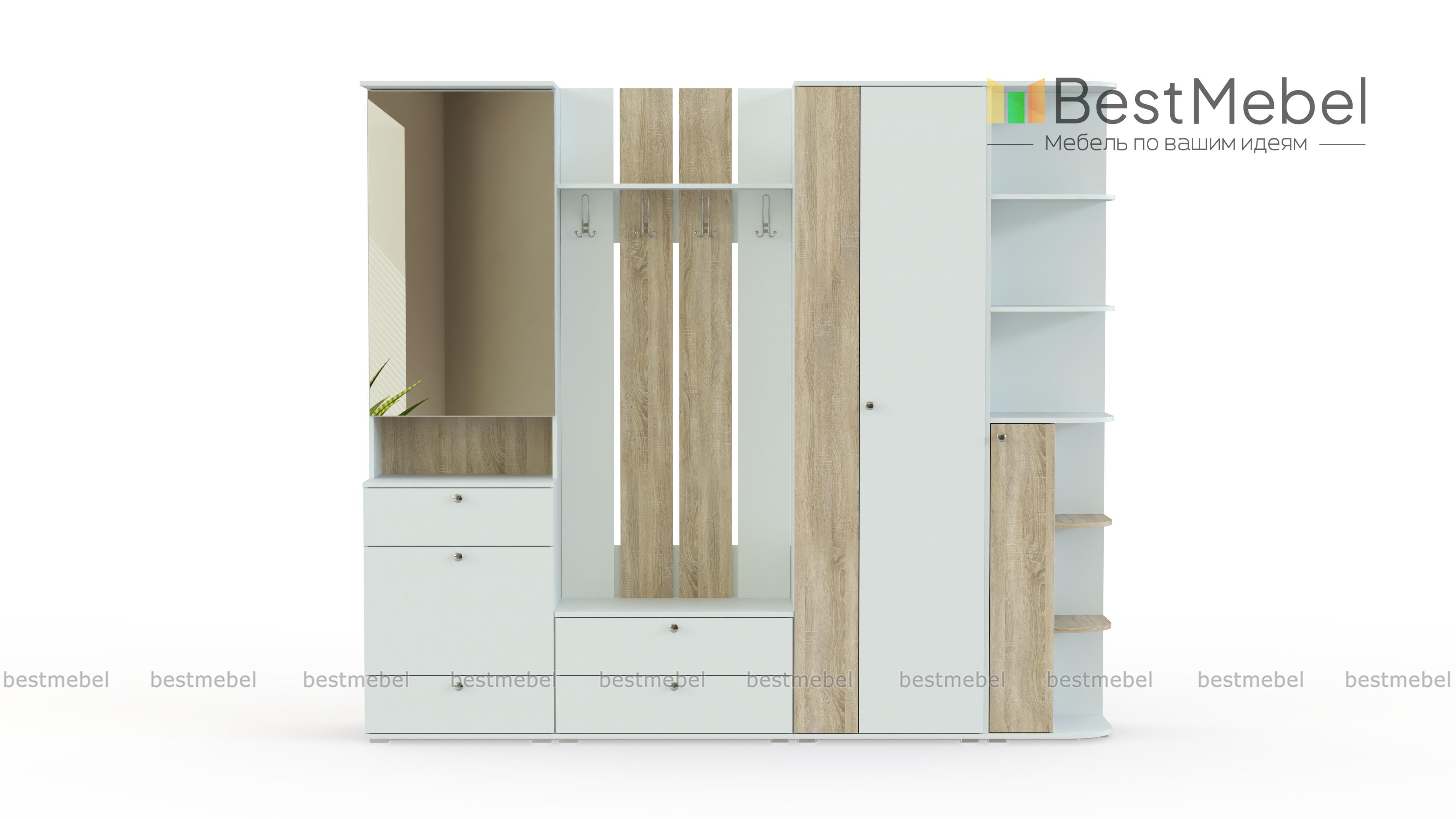 Модульная прихожая Богемия BMS - Фото