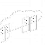 Чертеж Бортик для кровати Облачко BMS