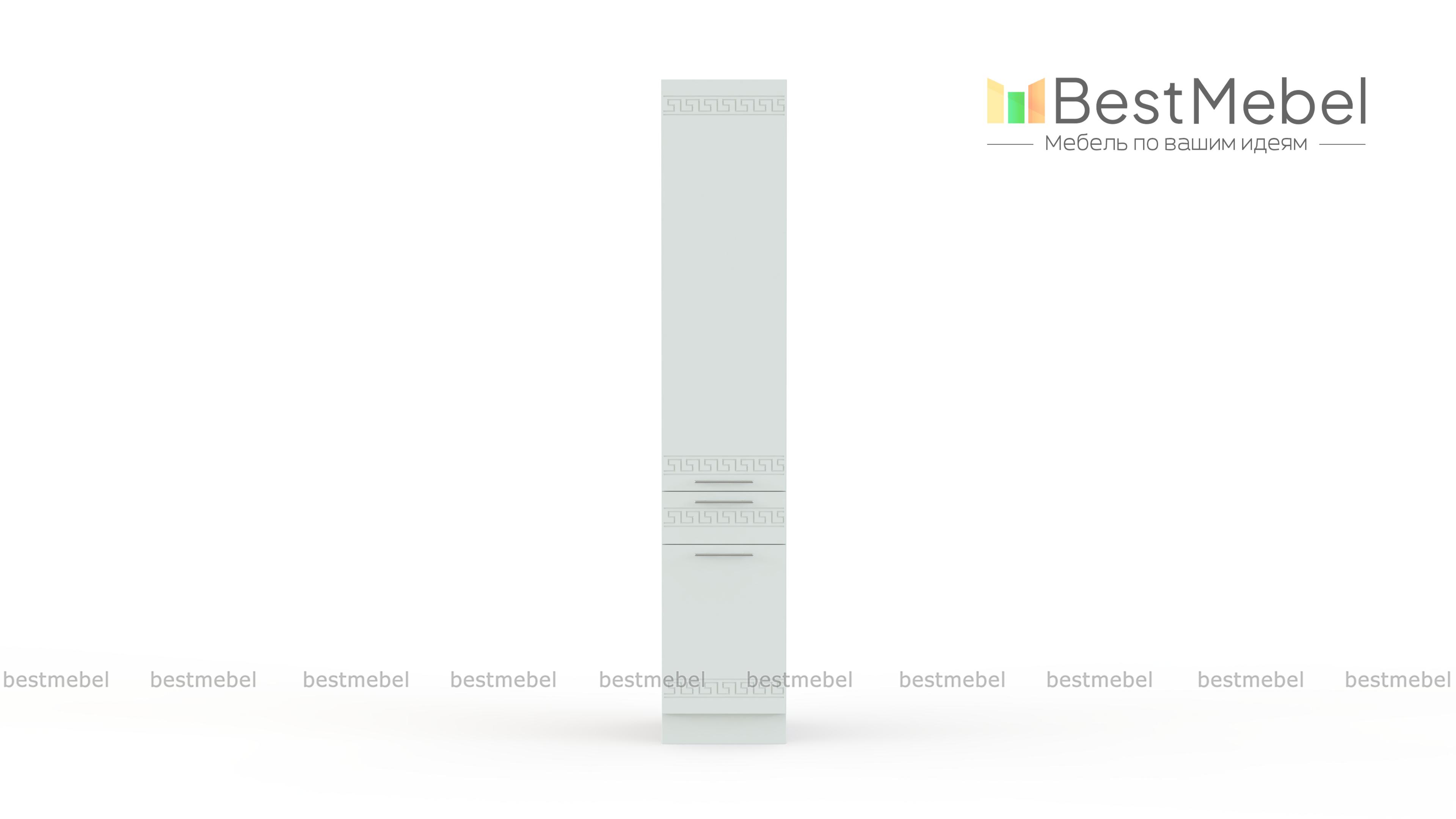 Шкаф-пенал 1 ящик 400 Греция BMS - Фото