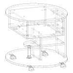 Схема сборки Стол журнальный Омела 1 BMS