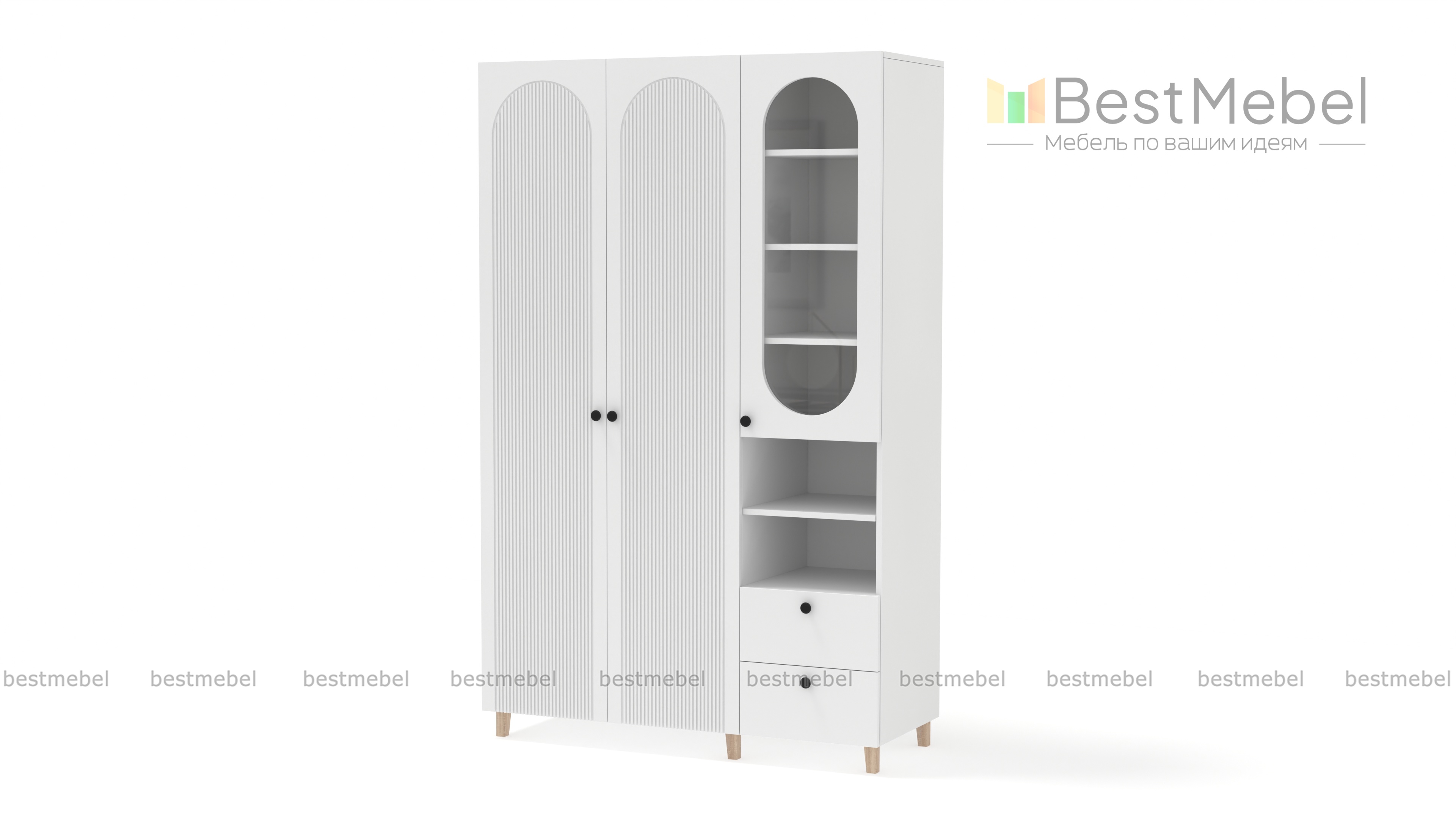 Шкаф распашной Рене 12 BMS