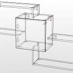 Схема сборки Навесная полка Бостон 4 BMS