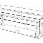 Чертеж Тумба RTV 160 Mex BMS