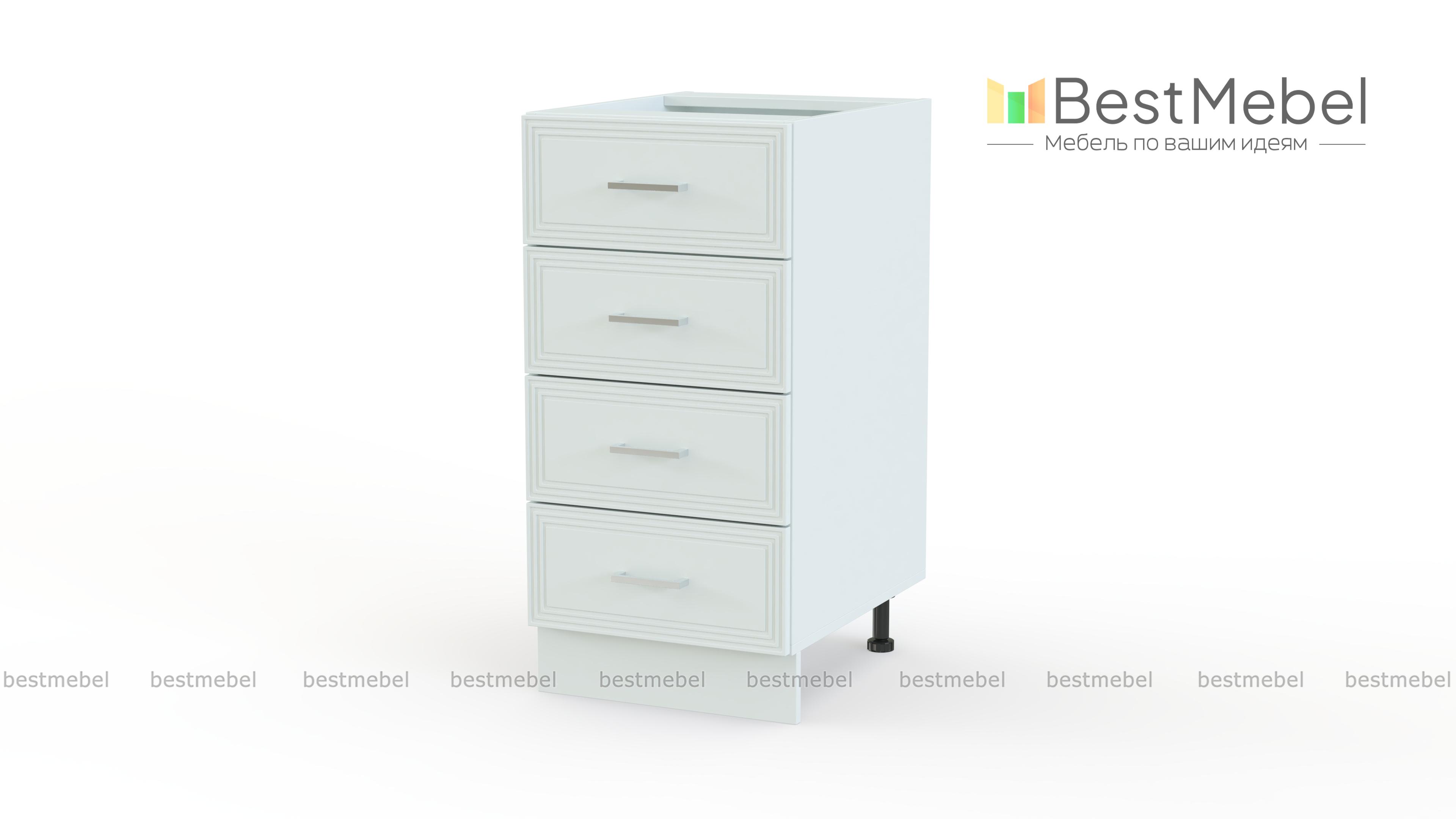 Шкаф нижний с 4-мя ящиками Ника BMS - Фото