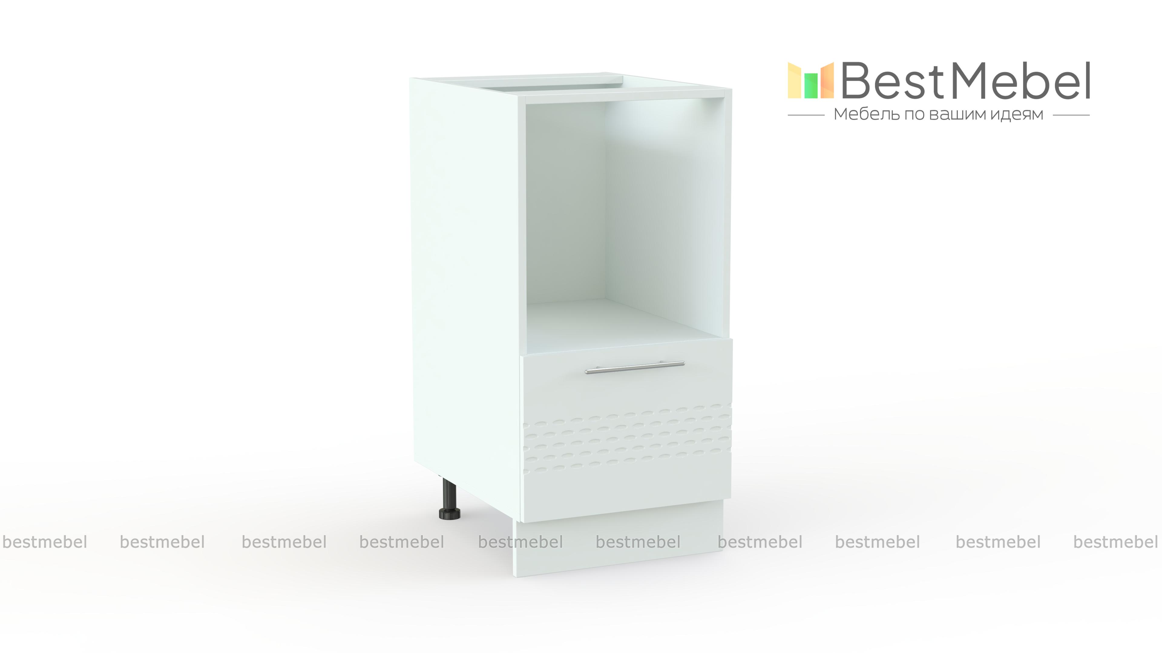 Шкаф нижний с нишей под микроволновку Капля 600мм BMS - Фото