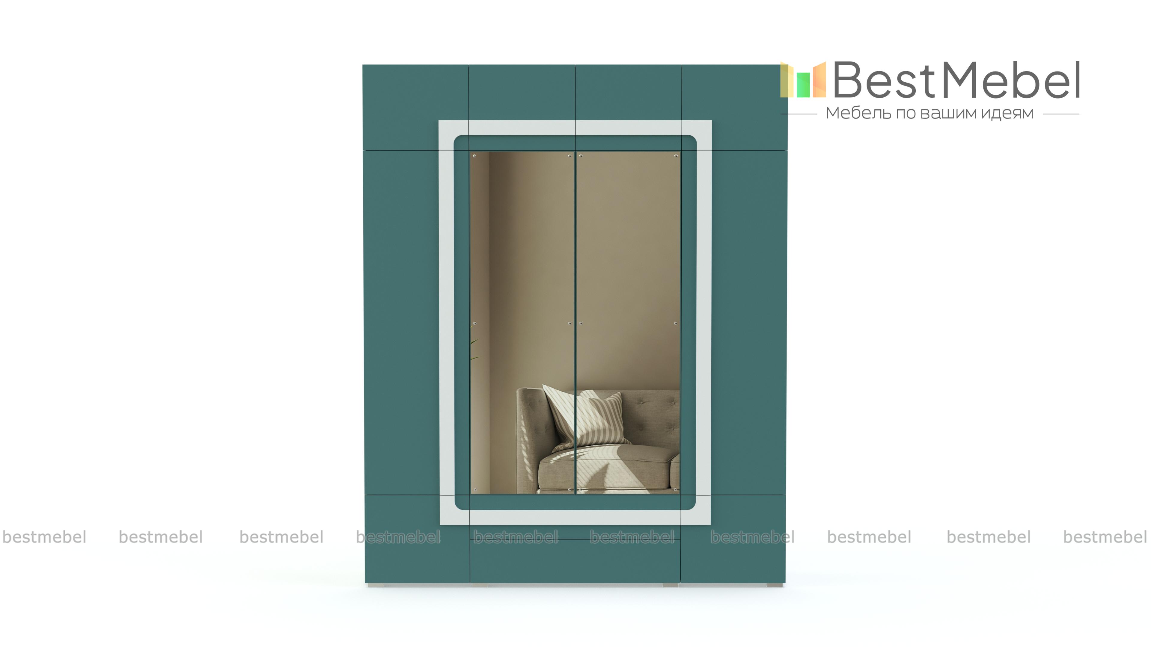 Распашной шкаф Стайл Люкс 19 BMS - Фото