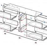 Схема сборки Комод Нордмела Nordmela 1