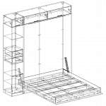 Схема сборки Шкаф-кровать с диваном Долли 50 BMS
