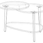 Журнальный стол Факел 13 BMS