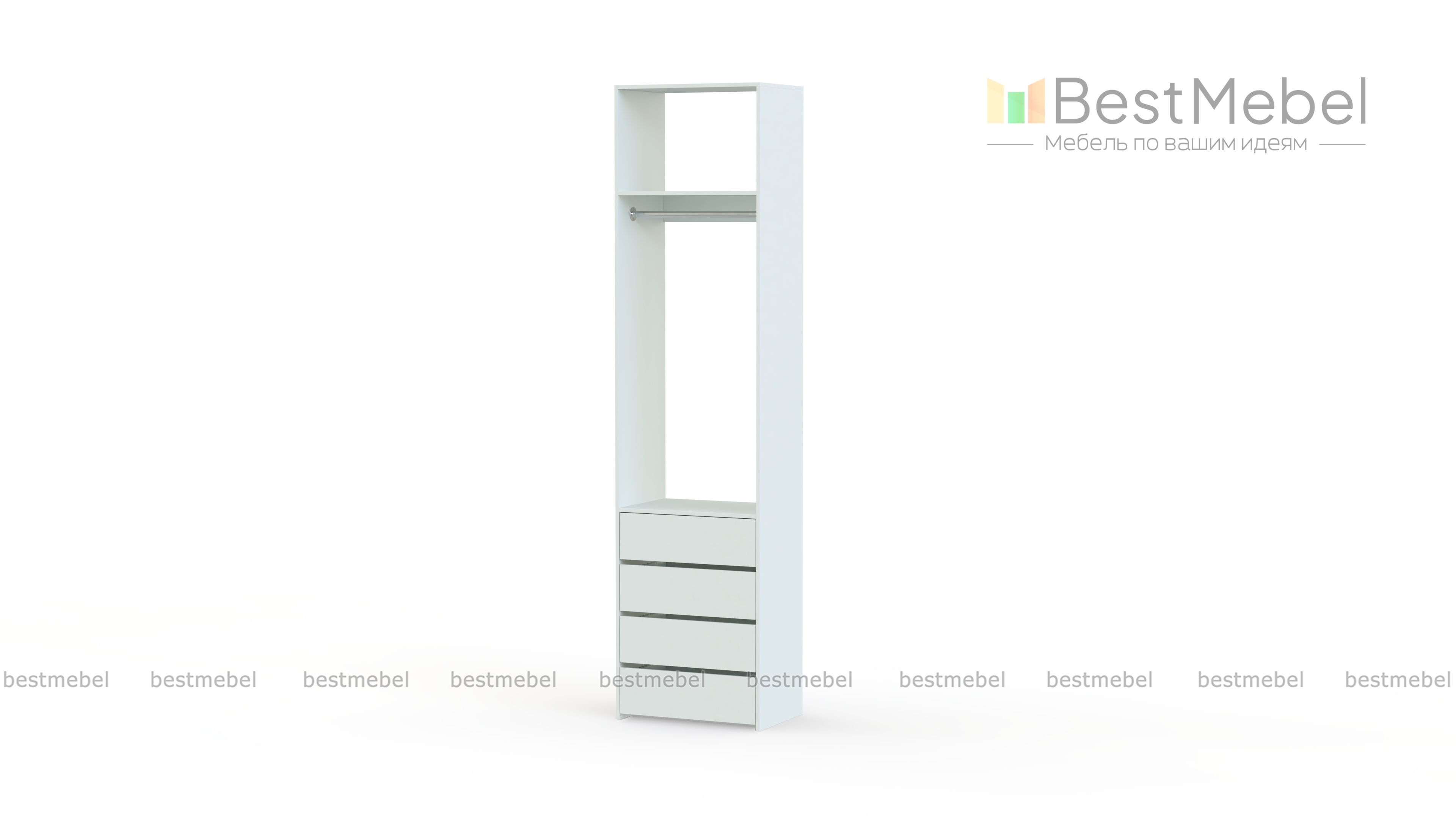 Стеллаж для одежды Мирта 32 BMS