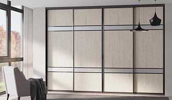 Шкаф-купе Z-274 BMS(Белье - Платье - Платье - Белье (3 полки) (4)) (1600х2300х600)