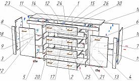 Комод шайн 23 схема сборки