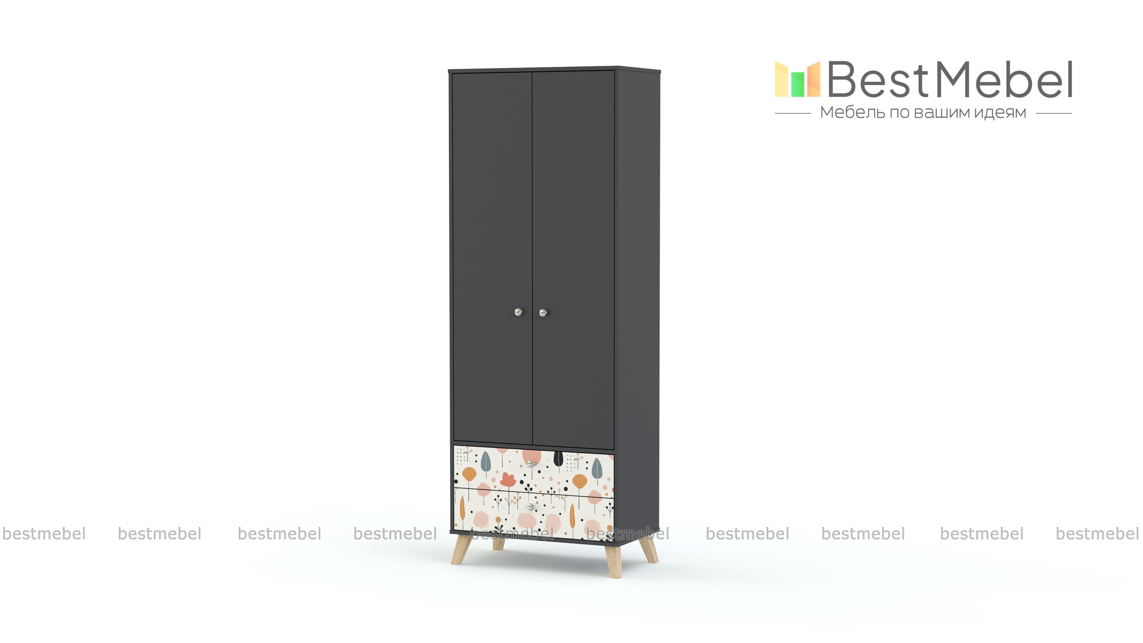 Шкаф распашной Эльза 1 BMS - Фото