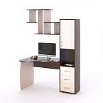Стол Гимназия-1 с полкой BMS - Фото 2