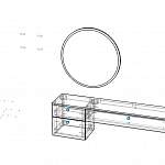 Чертеж Туалетный стол Фьюго 5 BMS