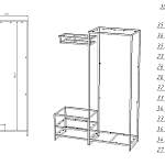 Прихожая Кейти 12 BMS