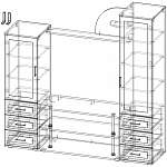 Схема сборки ТВ-тумба №18 BMS