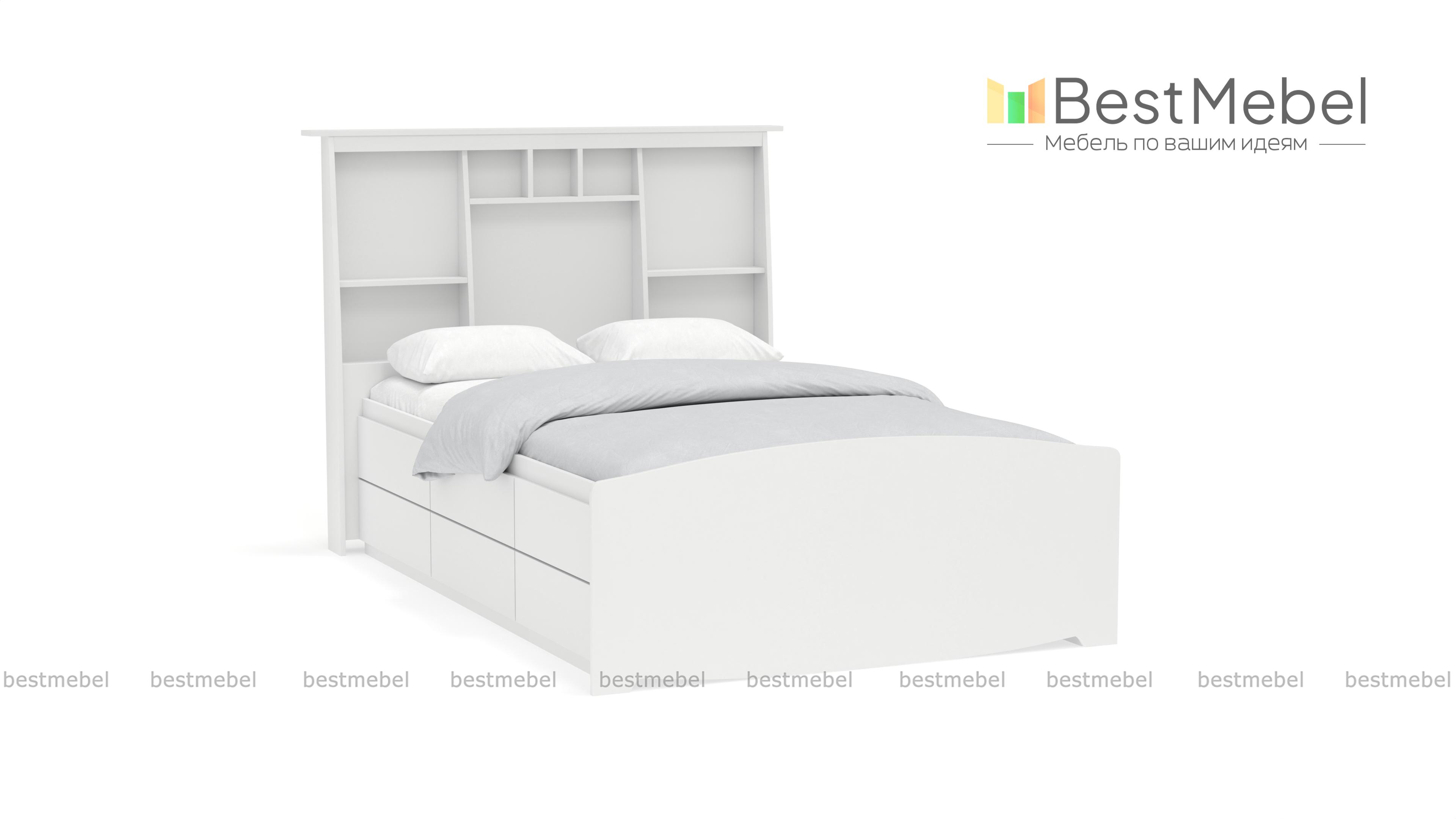 Кровать с ящиком Фанни 9 BMS - Фото