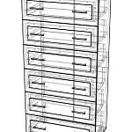 Чертеж Комод 3.06 BMS