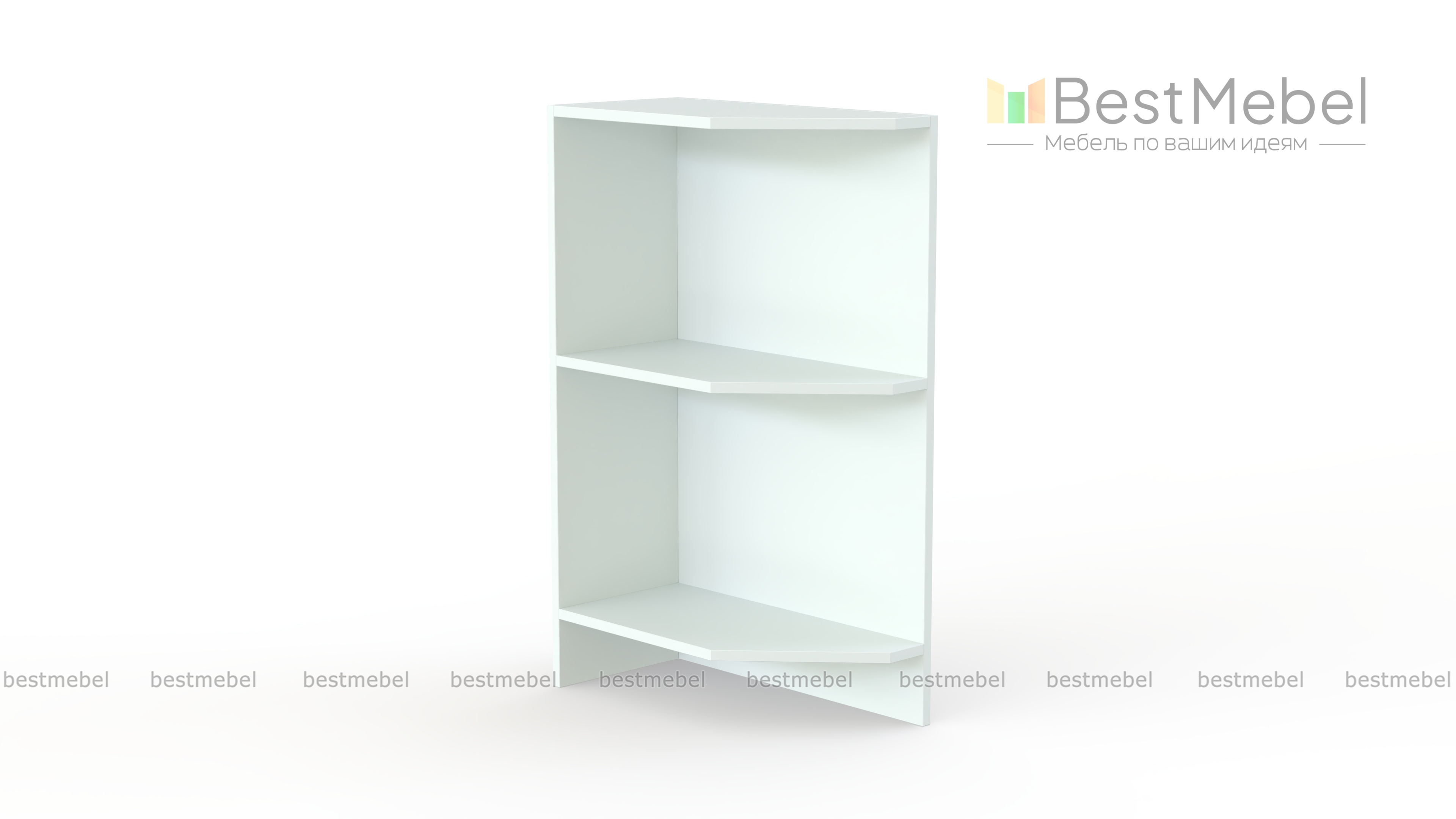 Шкаф нижний открытый торцевой скошенный Агава BMS