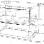 Чертеж Тумба в ванную Атлас 8 BMS
