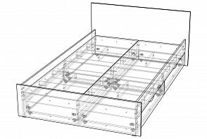 Схема сборки кровати саломея