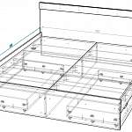 Чертеж Кровать Порто 2 BMS