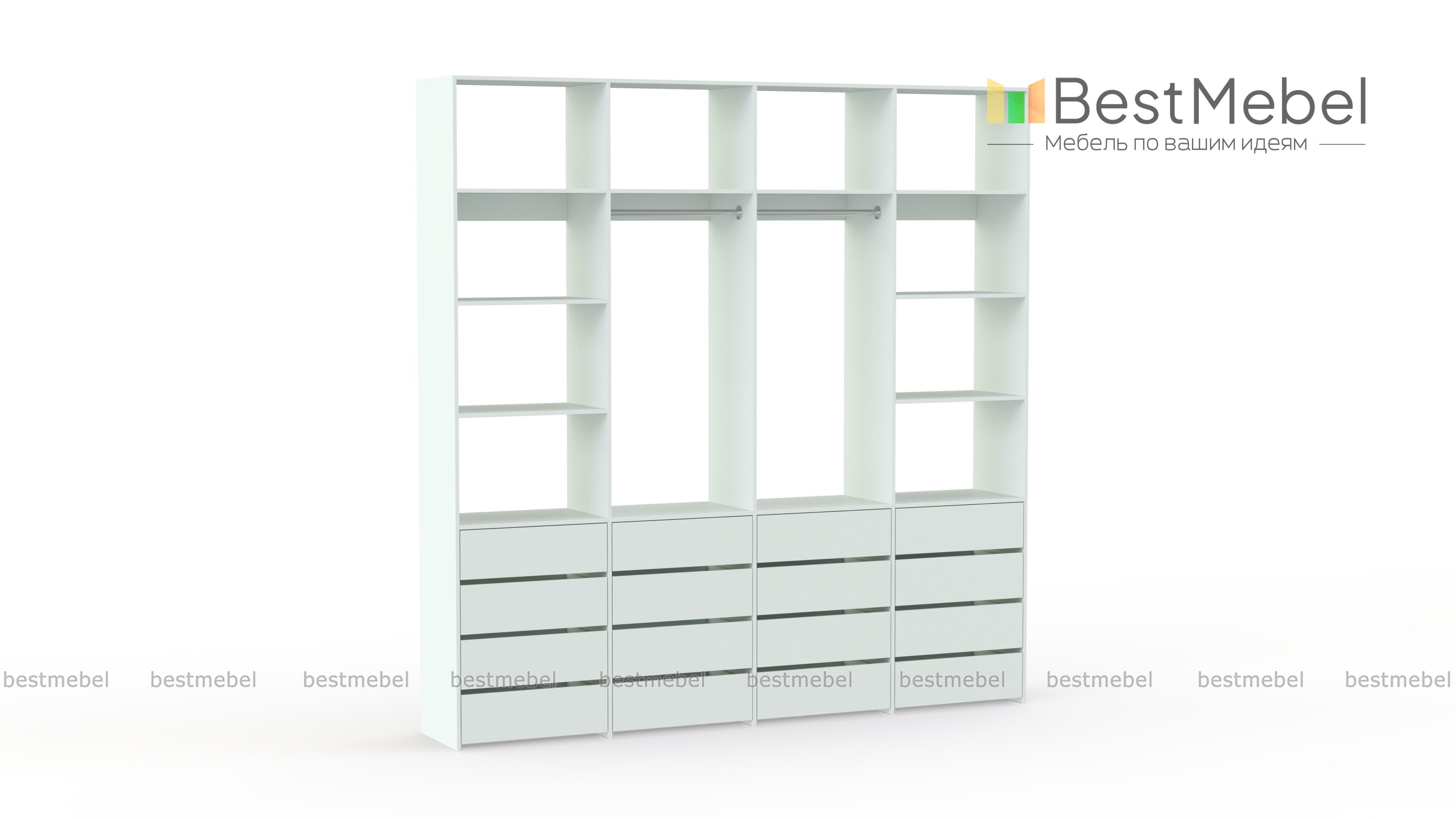 Стеллаж для одежды Мирта 63 BMS - Фото