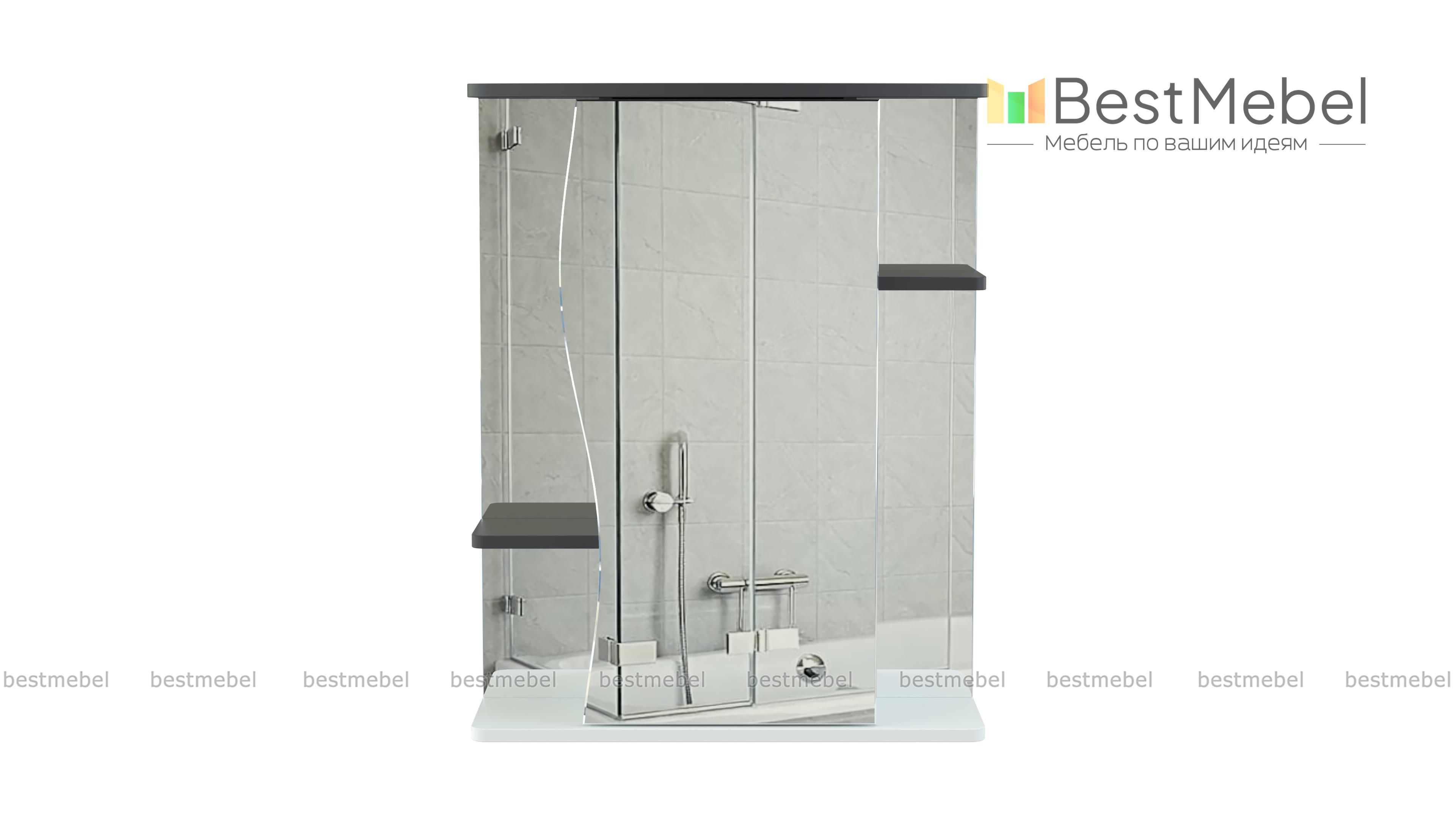 Зеркало в ванную Прайм 7 BMS - Фото