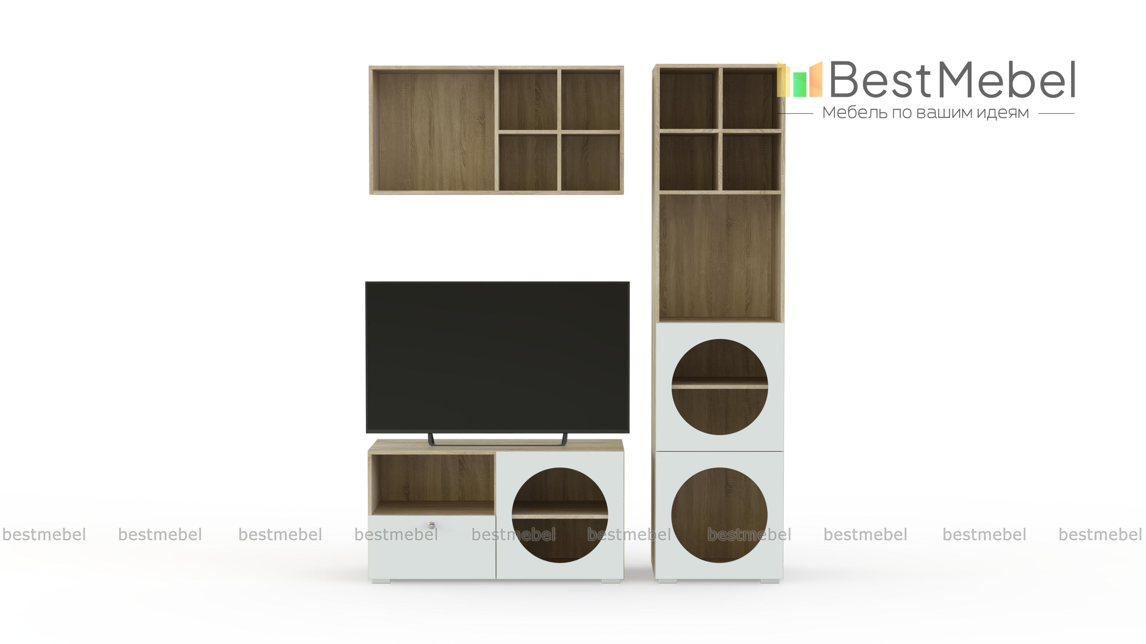 Стенка для гостиной Авелин 1 BMS - Фото