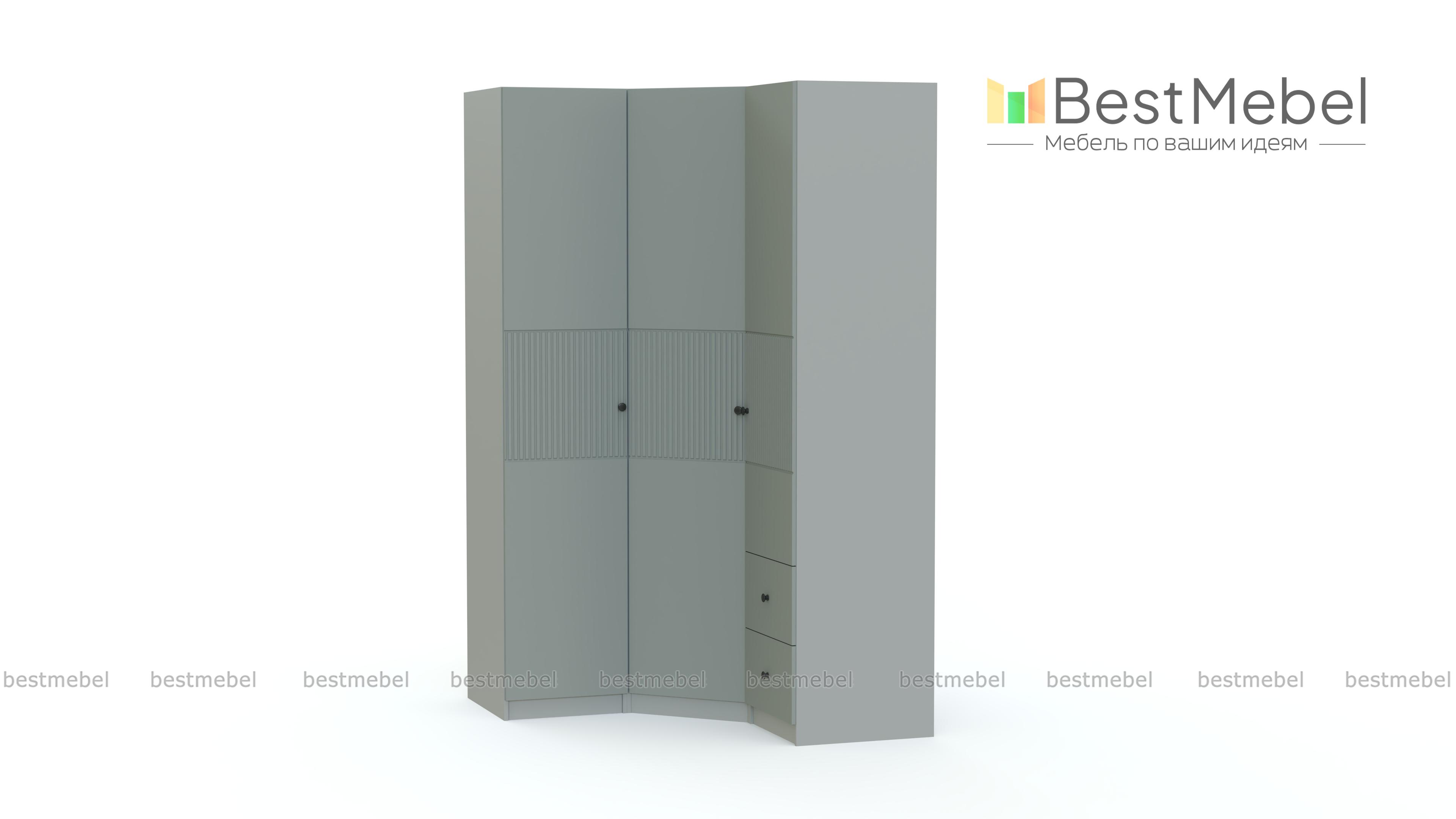Шкаф угловой Ланс 7 BMS - Фото
