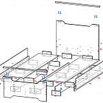 Схема сборки Кровать Лора 18 BMS
